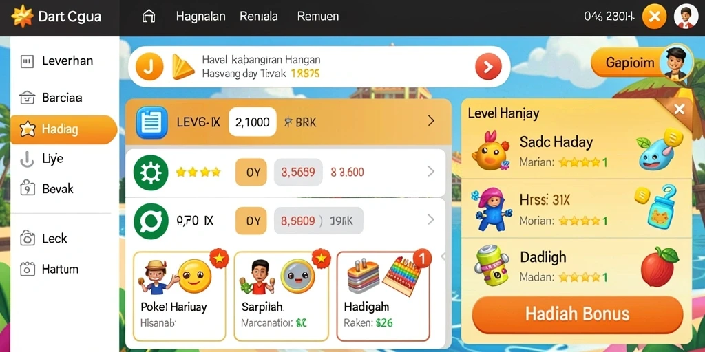 cash777 - Antarmuka pengguna yang intuitif dan mudah dinavigasi.